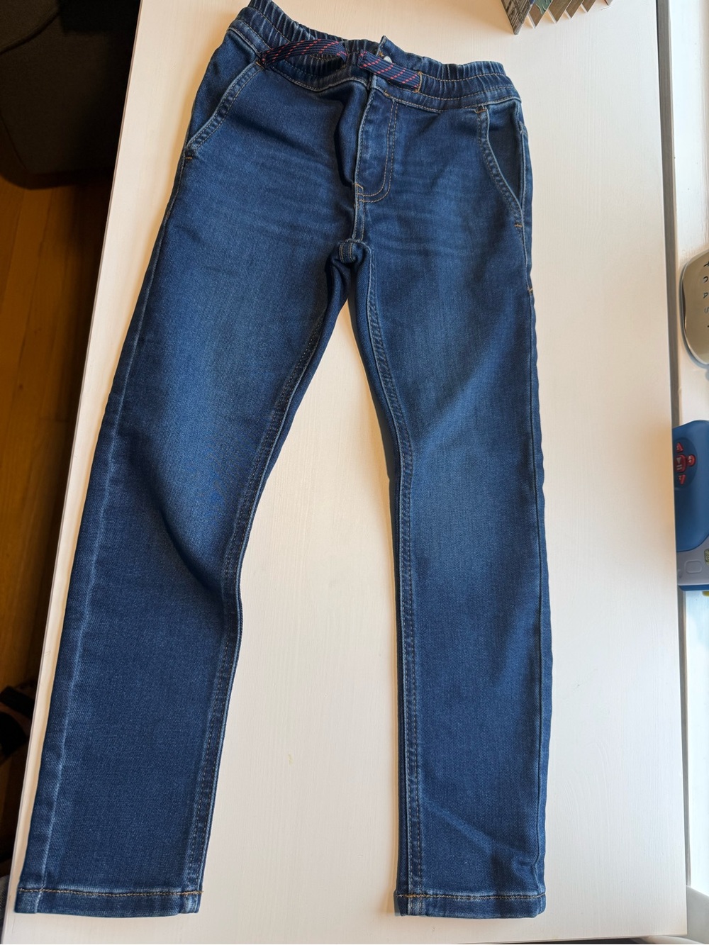 Mini Boden Men's Slim Straight Dark Blue Stretch Jeans